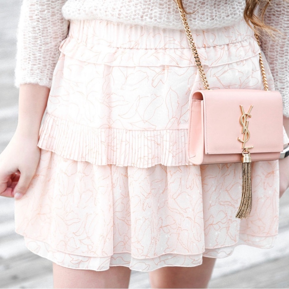 SEE BY CHLOE Mini Georgette Tiered Skirt